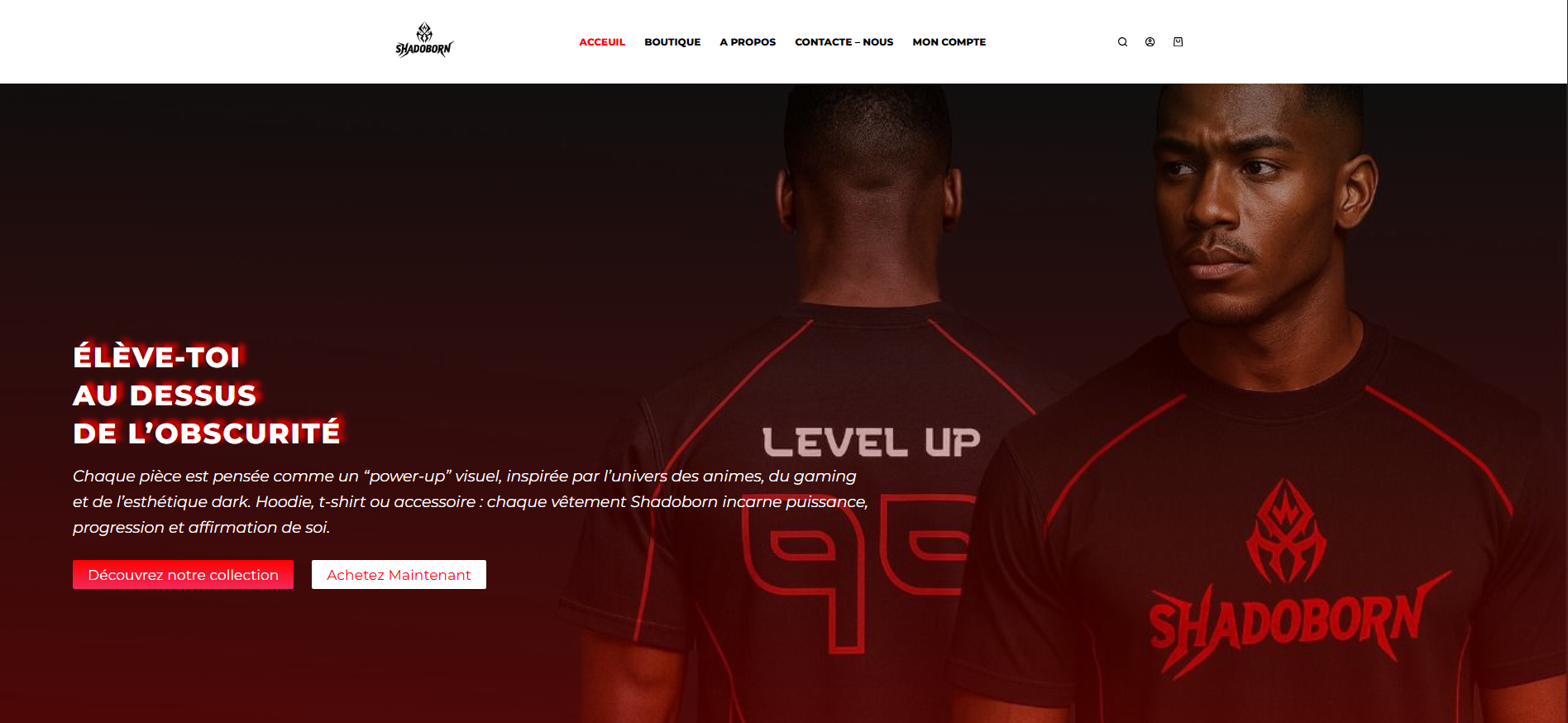 Shadoborn, boutique streetwear gaming