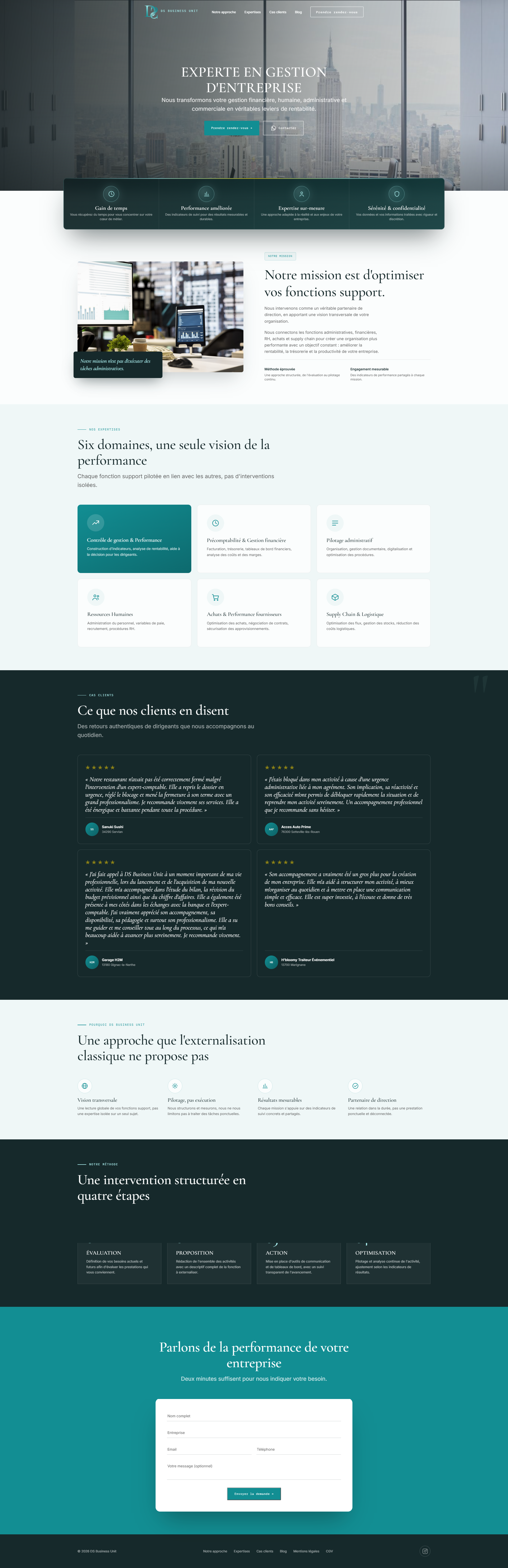DS Business Unit, cabinet de conseil en gestion